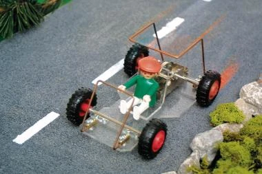 OPITEC Go-Cart Mit Schwungmotor – Bild 3