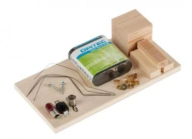 OPITEC Stromkreis-Grundversuch (mit 4,5V Batterie) – Bild 3