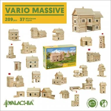 Walachia Holzbaukasten Vario Massive (Easy-Line)