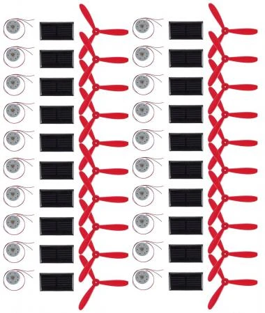 OPITEC Solar-Klassensatz, 20 Stück M. Luftschraube