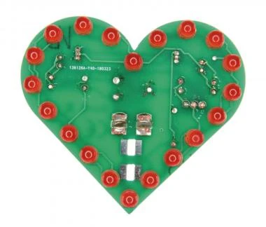 Lötbausatz Herz Mit USB-Anschluss – Bild 5