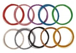 Schaltdraht Isoliert, 10 X 10 M Farbig(0,5/0,9mm)