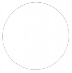 Metallring Weiß Beschichtet (500 Mm)