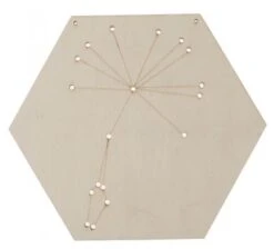 Holz-Stickbild Pusteblume (21 X 18 Cm)