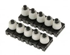 Druckschalter Mit Mutter, 10 Stück