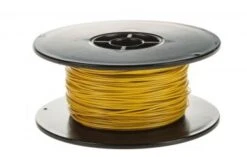 Litzendraht (0,14/1,1 Qmm), 100 M Spule Gelb