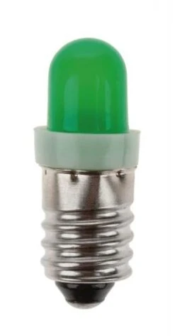 Blink-LEDs, 10 Stück Grün, E10 8 Mm, 13000 Mcd