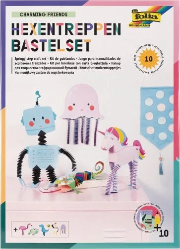 Bastelset Hexentreppen Charming Friends 10er-Set