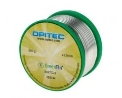 OPITEC Elektroniklot, Sn97Cu3, 2 Mm, 250 G Spule