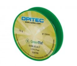 OPITEC Elektroniklot, Sn99,3Cu0,7, 1mm, 70 G Spule