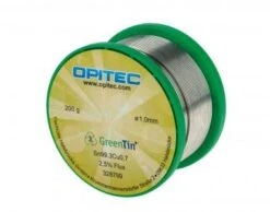 OPITEC Elektroniklot, Sn99,3Cu0,7, 1mm, 200 G