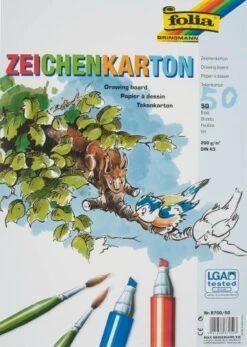 Zeichenkarton, 50 Blatt, 200g/qm (DIN A3)