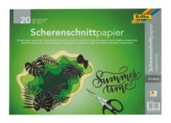 Scherenschnittpapier, 20 Bogen Ungummiert(35x50cm)