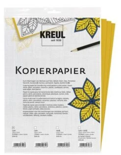 KREUL Kopierpapier Gelb, 3 Bögen DIN A3