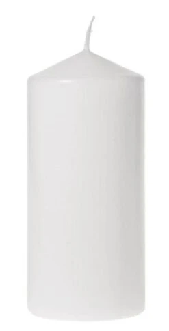 Stumpenkerze, Weiß (70 X 150 Mm)