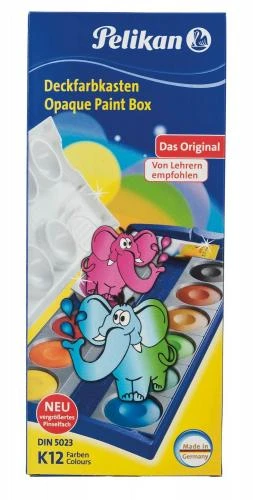 Pelikan Deckfarbkasten, 12 Farben, 1 Deckweiß – Bild 3