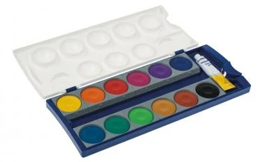 Pelikan Deckfarbkasten, 12 Farben, 1 Deckweiß