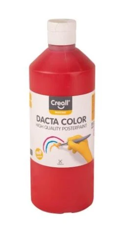 Plakat- Und Schulmalfarbe-Dacta Color, 500 Ml Rot