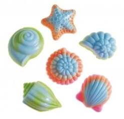 Seifengießform 'Muschelformen' (6-fach Sortiert)