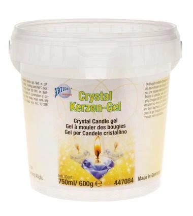 Crystal-Kerzen-Gel, 600g/750 Ml, Transparent