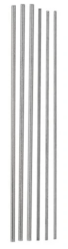 Edelstahl-Rundstäbe, 6er Set