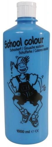 Schulmalfarbe Talens, 1000 Ml Hellblau