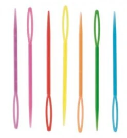 Sticknadeln Aus Kunststoff, 32er-Set Farbig Sort.