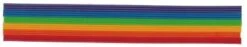 Wachsrundstreifen, 18er-Set Regenbogen