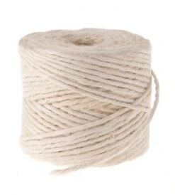 Jutegarn (3,5 Mm), 55-60 M/200 G Hell Gebleicht