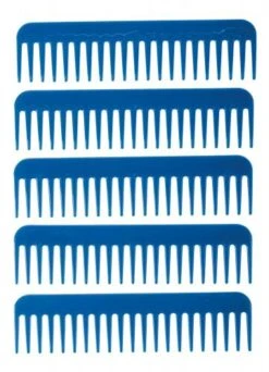 Webkamm Blau, 5 Stück