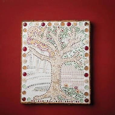 Mosaik-Glassteine, 200 G Braun-mix (10 X 10 Mm) – Bild 5