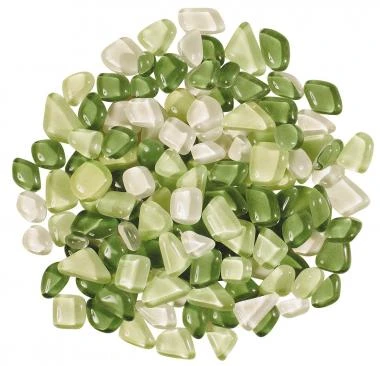 Mosaik Softglas, 200 G Grün-mix