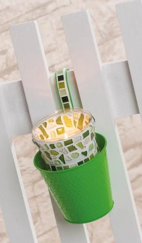 Mosaik Softglas, 200 G Grün-mix – Bild 2