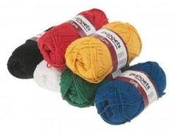 Sparset Handarbeitsgarn Lyric Grundfarben (6x50 G)