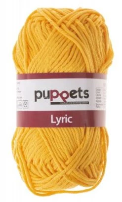 Handarbeitsgarn Lyric, Sonnengelb (70m/50 G)