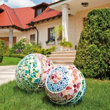 Scherben-Mosaik, 500 G Blau-mix (7 Mm) – Bild 4