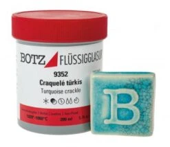 Flüssigglasur Botz, 200 Ml Craquelé Türkis Gl