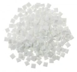 Mosaik-Glassteine, 300 Stück Weiß (10 X 10 Mm)