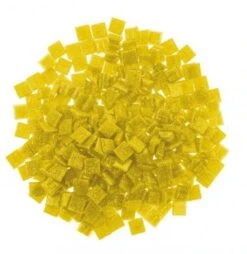 Mosaik-Glassteine, 300 Stück Gelb (10 X 10 Mm)