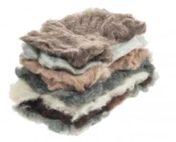 Bergschafwolle-Sparset, Natur, 350 G Graubraun