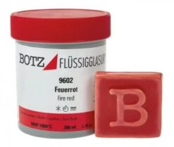 Flüssigglasur Botz, 200 Ml Feuerrot Glänzend