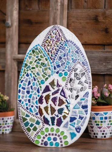 Scherben-Mosaik, 500 G Irisierend – Bild 8