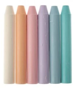 Encausticwachs, 6 Stück Pastell