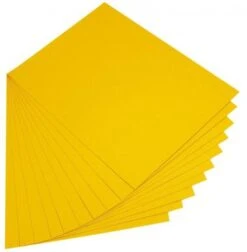 Tonpapier, 100 Blatt Bananengelb (DIN A4)