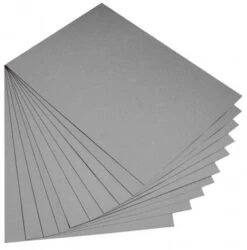 Fotokarton, 10 Bogen Steingrau (50 X 70 Cm)