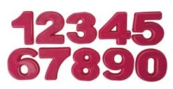 Silikonformen Zahlen 0-9, 10er-Set