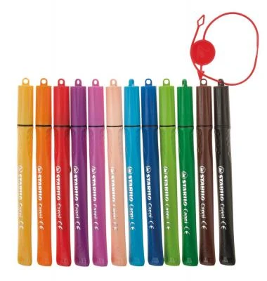 STABILO Cappi Filzstifte Mit Sammelring, 13-teilig – Bild 3