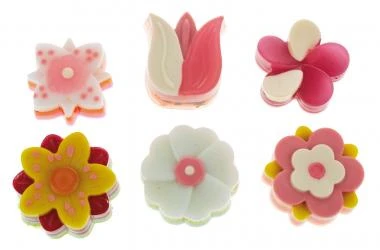 Silikonform Blumen, 6 Motive – Bild 6