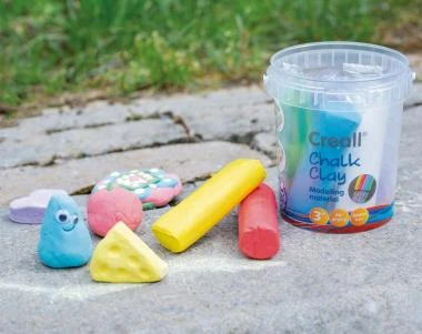 Creall Chalk Clay, 6er-Set Knetkreide (750g Eimer) – Bild 5