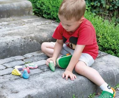 Creall Chalk Clay, 6er-Set Knetkreide (750g Eimer) – Bild 3